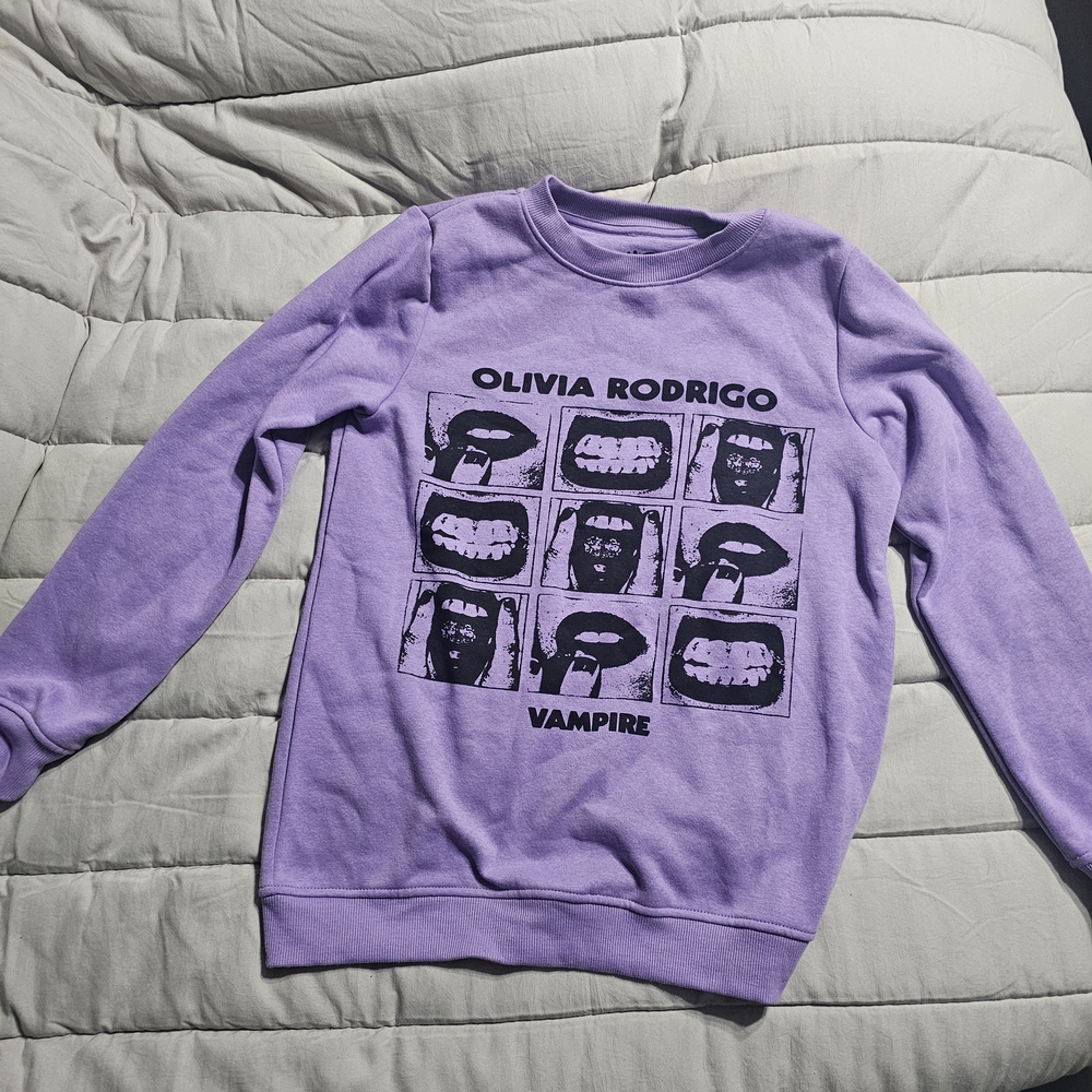 Olivia Rodrigo Purple Sweatshirt